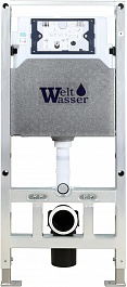 WeltWasser Унитаз подвесной Rotbach 004 MT-WT в комплекте с инсталляцией Amberg 506 ST с белой клавишей смыва – фотография-3